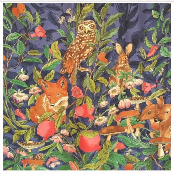 ON HOLD Stunning Anthro Silk Dress  - Picture 3 of 6